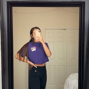 Converse Crop Top